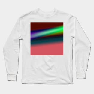 BLUE GREEN PURPLE PINK TEXTURE ART Long Sleeve T-Shirt